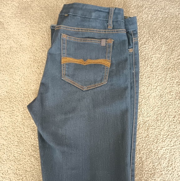 Buffalo David BittonWomen's Size 30 Mid Rise Straight Leg Stretch Denim Jeans - Picture 2 of 8